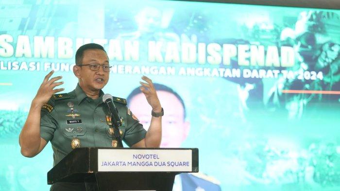 Kepala Dinas Penerangan Angkatan Darat (Kadispenad) Brigjen TNI Wahyu Yudhayana