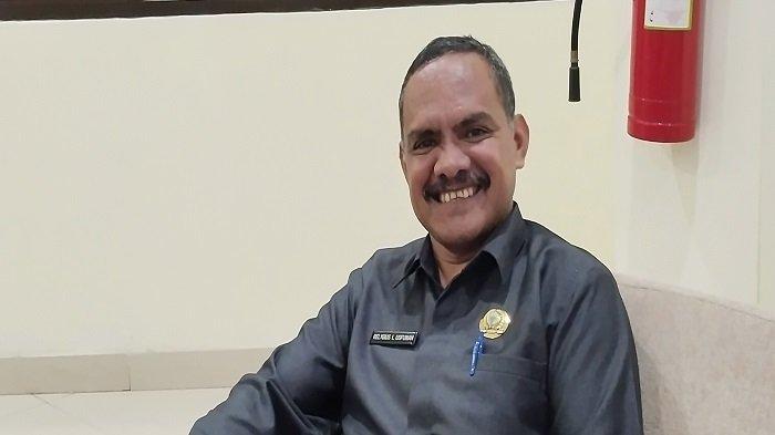 Ketua Komisi IV DPRD Kabupaten TTS, Religius Usfunan ketika diwawancarai setelah rapat gabungan yang membahas penanganan bencana di TTS, Kamis (15/5/2025)
