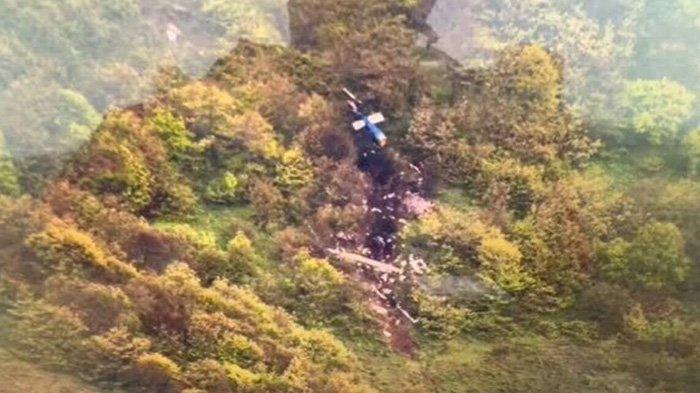 Lokasi jatuhnya helikopter yang ditumpangi Presiden Iran Ebrahim Raisi. Media sosial Iran dipenuhi dengan spekulasi bahwa seseorang ingin presiden Iran pergi.