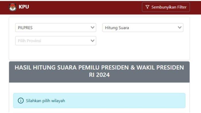 Link real count pilkada 2024