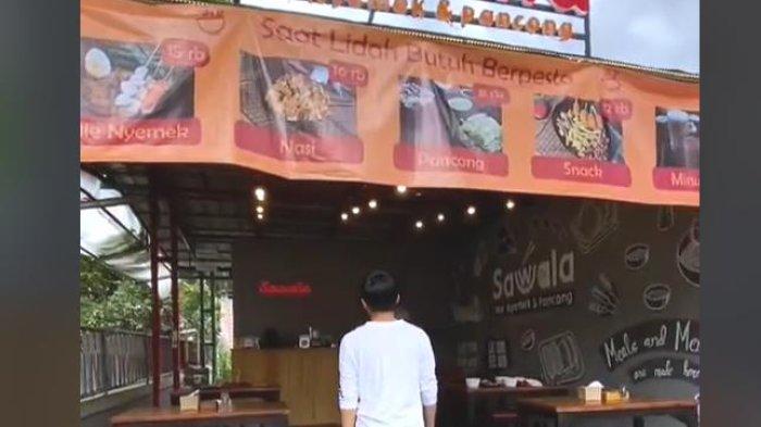 MAKAN ENAK MIE SAWOLA - Video Viral TikTok, Makan Enak Mie Nyemen di Jalan Merak Bogor, Ini Harganya, Jawa Barat