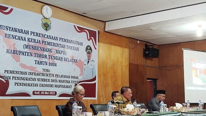 MUSRENBANG - Suasana musrenbang RKPD tingkat Kabupaten TTS di Aula BKPSDMD, Kabupaten TTS.