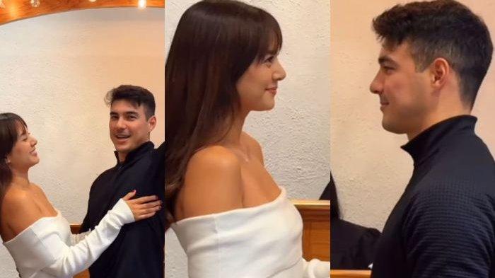 Momen pernikahan Aurelie Moeremans dan Tyler Bigenho