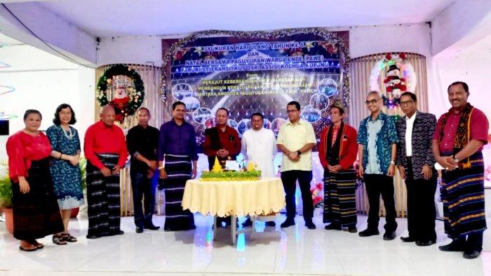 Sebagian tamu dan undangan yang hadir dalam acara Natal dan Tahun Baru Bersama Paguyuban Warga Ende Paroki St. Fransiskus dari Assisi Kolhua Kupang, Sabtu (6/1/2023) malam.