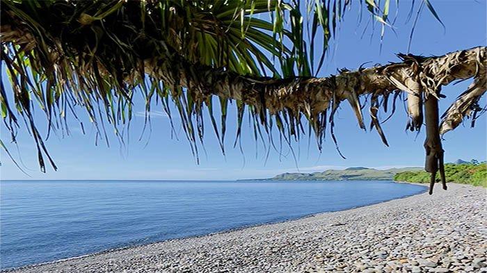 Pantai Dintor di Kecamatan Satr Merse Barat , Kabupaten Manggarai