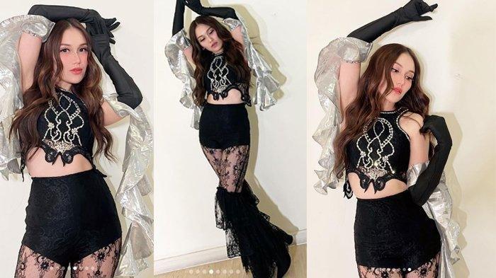 SEKSI -- Penampilan seksi Ayu Ting Ting yang seksi saat manggung di Bekasi