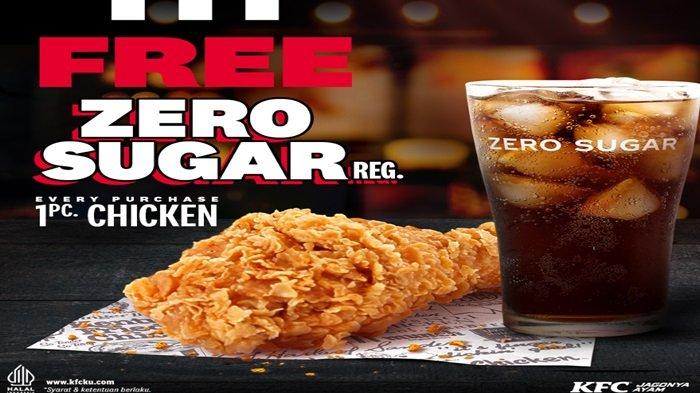 Promo KFC - yuk dapatkan satu potong ayam goreng KFC seharga Rp 15 ribu gratis Coke Zero.
