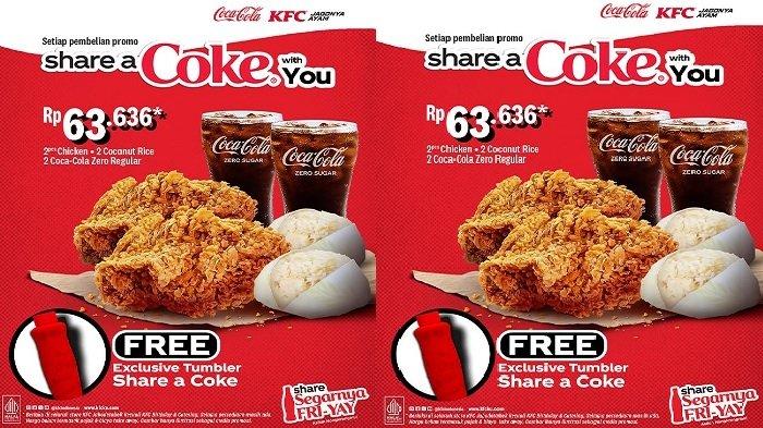 PROMO KFC - yuk serbu Promo KFC terbaur hari ini ada hadiah tumbler eksklusif loh, Sabtu (14/6/2025)