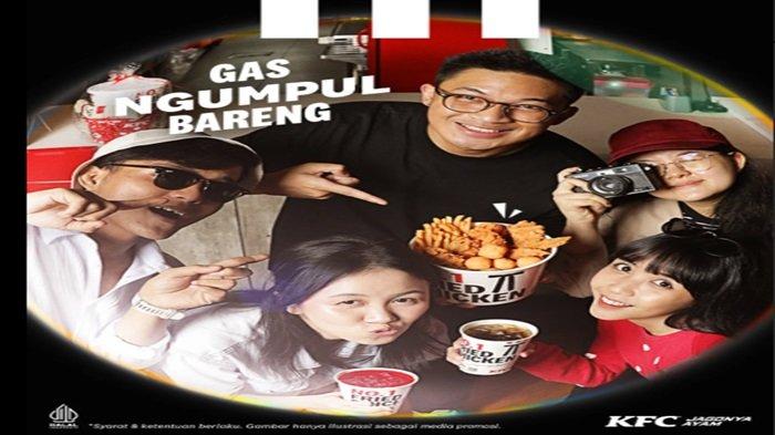 Promo KFC - Kumpul makin seru bareng teman dengan Promo KFC Snack Bucket KFC.