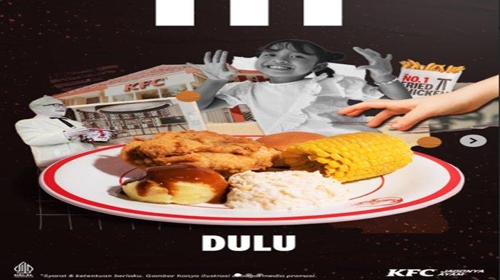 Promo KFC - Seperti teman lama yang tak pernah pergi, KFC selalu hadir disini dengan meny KFC Classic Combo, makan enak, lengkap dan kenyang cuma Rp 50 ribuan.