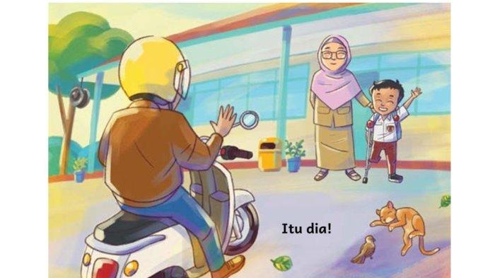 KUNCI JAWABAN - Cerita Bayu dalam buku Bahasa Indonesia: Aku Bisa! untuk SD/MI Kelas I (Edisi Revisi) halaman 204 Kurikulum Merdeka.