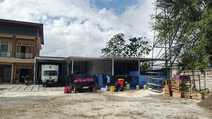Suasana sekitar dapur SPPG Maulafa III. Gambar diambil Senin, 28 Juli 2025