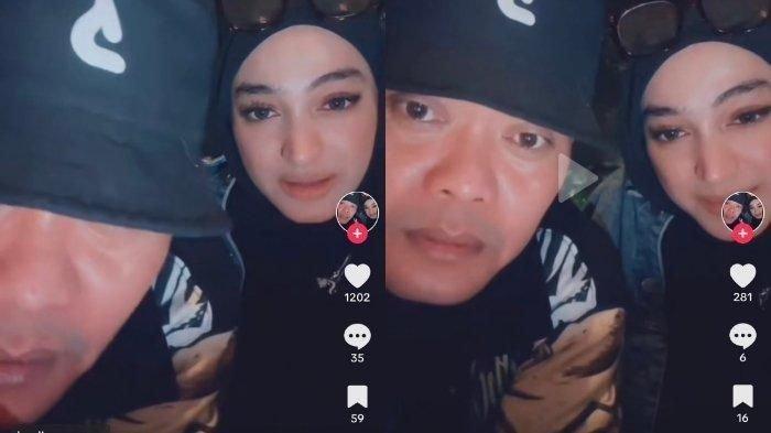 CALON ISTRI -- Sule bersama Santyka Fauziah yang disebut calon istri sang komedian