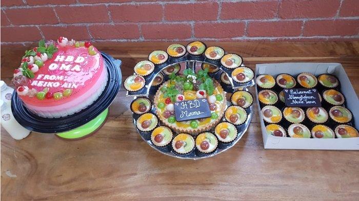 PUDING BUAH - Puding buah dan pie buah ulang tahun dari UMKM NTT Andanar Fruit Cafe.
