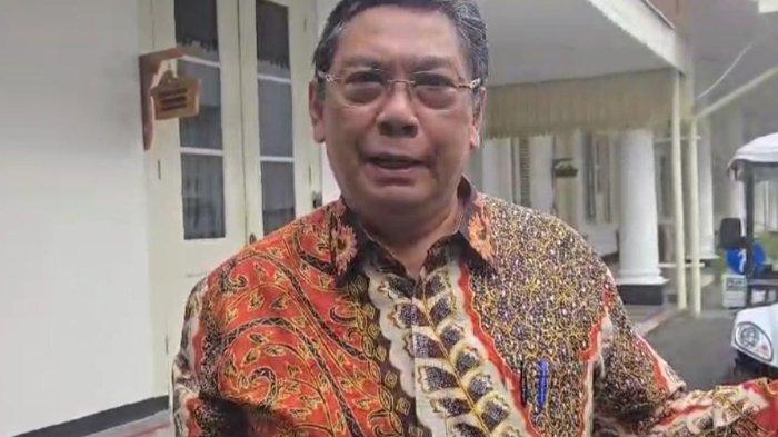 UTUT ADIANTO - Ketua Komisi I DPR RI Utut Adianto usai bertemu dengan Presiden Prabowo Subianto di Istana Kepresidenan Jakarta, Rabu (19/3/2025).