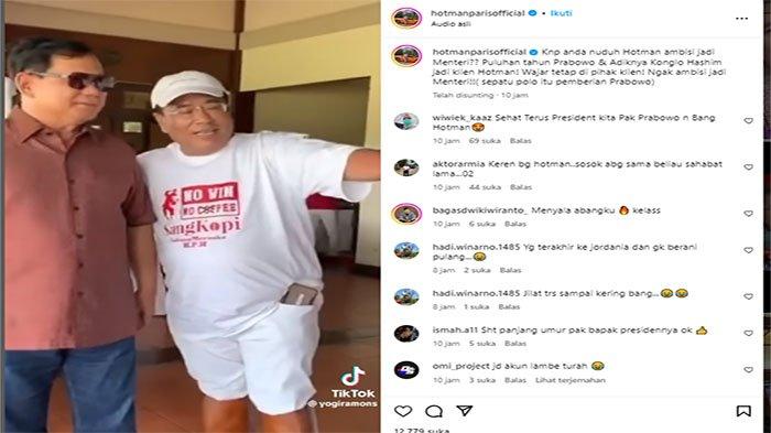 Unggahan Hotman paris