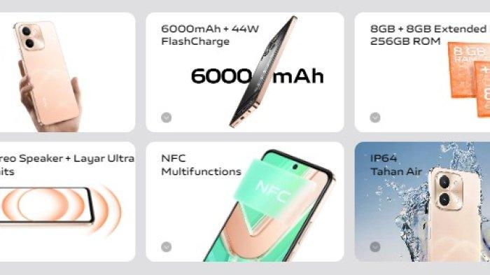 Spesifikasi Vivo Y28 yang baru rilis di Indonesia.