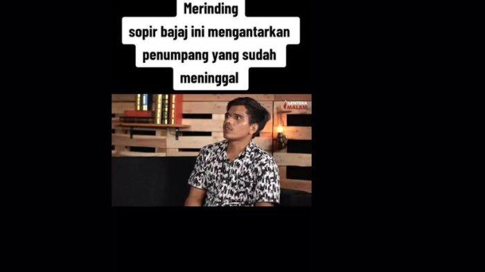 ANTAR PENUMPANG - Viral Merinding Seorang Pemuda Mengantarkan Penumpang yang Sudah Meninggal.