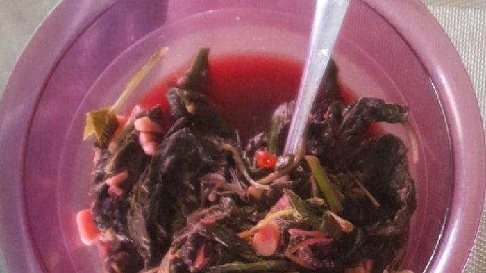 BAYAM MERAH - Kuliner NTT Makan Bayam Merah Tambah Darah, Harga Bayam Merah di Pasar Kasih Naikoten 1 Kota Kupang