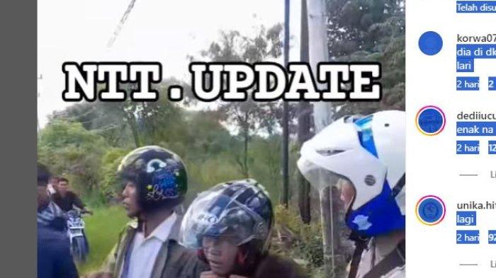 seorang pemuda ganteng tertangkap diduga mencuri helm di parkiran sebuah Universitas di Kota Kupang hingga jadi Berita Viral dan berita viral ntt