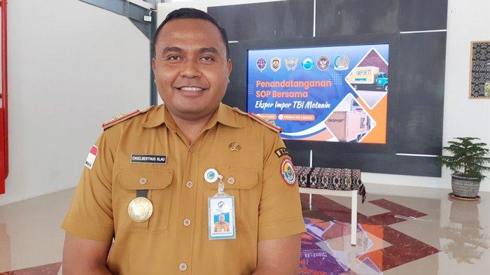 Kepala Pos Lintas Batas Negara Motaain Engelberthus Klau, Senin (1/7/2024).