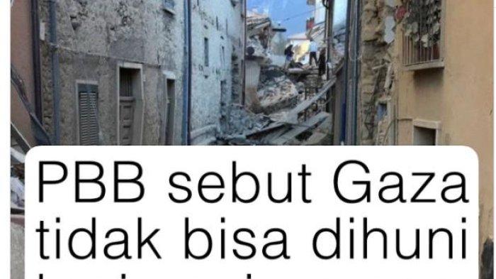 Wilayah Gaza hancur dibombardir Israel Pasca warganya di minta keluar wilayah itu, puluhan ribu warga terutama anak anak dan perempuan tewas