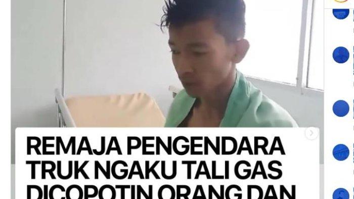 MI (18) sopir truk yang menabrak mobil di Gerbang Tol Halim, Jakarta Timur, Rabu 27 Maret 2024 bikin pengakuan mengejutkan jadi Berita Viral