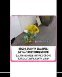 jJUS APEL - Video Viral Tik Tok, Pemuda Ini Salah Beli Minyak Goreng Karena Tampilan Mirip, Dia Beli Jus Apel