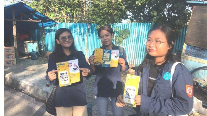 JURNALISME WARGA DAN BERITA HOAX - Berita Viral Mahasiswa KKN MBKM Di Kupang Car Free Day Kampanye Jurnalisme Warga dan Berita Hoax, mahasiswa KKN MKBN saat kampanye di lokasi Kupang Car Free Day, Sabtu 18 November 2023. (fen)