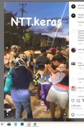 telah terjadi kecelakaan tunggal di sebuah ruas jalan yakni di Jalan El Tari Kota Kupang - NTT dan jadi Berita Viral.