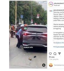 Pemicu perempuan ini nekat melompat dari flyover di ruas Jalan RE Martadinata Ancol Jakarta Utara