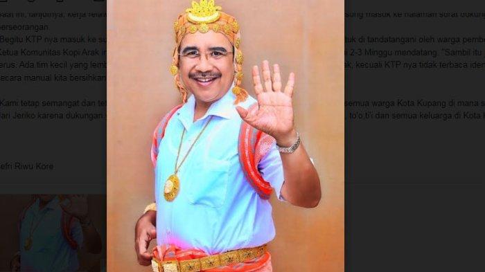 Mantan Wali Kota Kupang Jefri Riwu Kore.