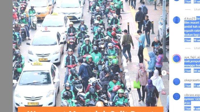 mudik Lebaran atau jelang Idul Fitri 1445 Hijriah banyak warga yang kesulitan mendapat ojek online jadi Berita Viral