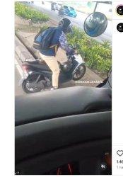 Berupaya menghindari operasi polisi malah jadi sorotan warganet karena aksi lucu