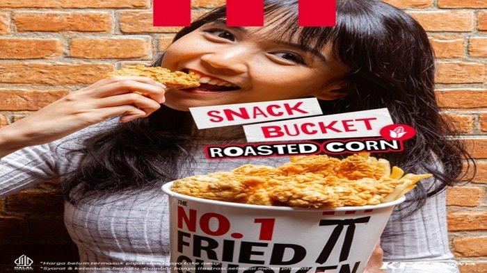 Promo KFC - Yuk nikmati menu Snack Bucket Roasted Corn hari ini.