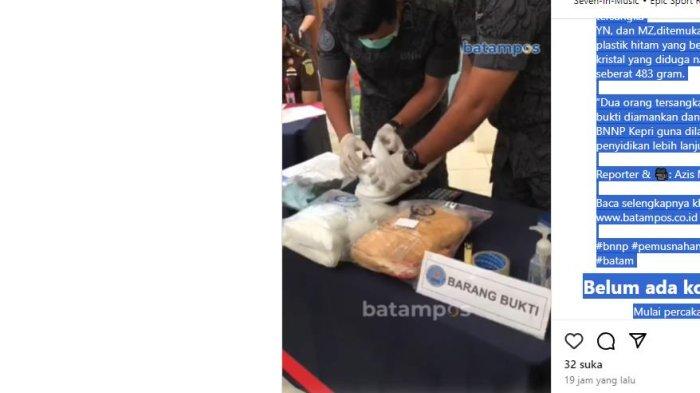 SABU - Berita Viral Badan Narkotika Nasional Provinsi Kepri melakukan pemusnahan sabu seberat 2.7 Kg
