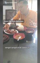 SEI BABI BAKUNASE - Video Viral TikTok, Pecinta Makanan Khas Kota Kupang Mampir ke Daging Sei Babi Bakunase,Harga Ramah