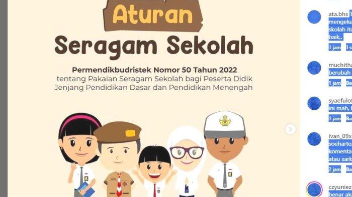 Pakaian seragam masih merujuk pada Permendikbudristek No. 50 Tahun 2022 jadi Berita Viral