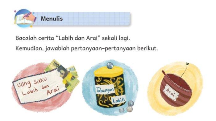 KUNCI JAWABAN - Menulis dalam buku Bahasa Indonesia Keluargaku Unik untuk SD Kelas II halaman 123-126 Kurikulum Merdeka.