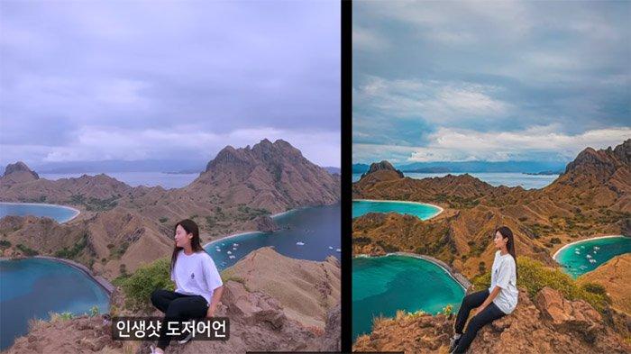 BUKIT PADA -- Bukit di Pulau Padar di Taman Nasional Komodo menjadi favorit kunjunan wisata an spot foto terbaik dalam Wisata Labuan Bao