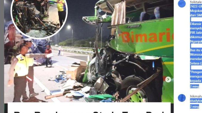 musibah kecelakaan bus saat studi tour 2