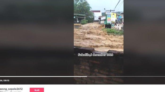 BANJIR BANDANG - Berita Viral Banjir Bandang Terjadi Lagi Menerjang Wilayah Kabupaten Pati Provinsi Jawa Tengah.