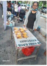UBI GORENG MAMA ETY - Kuliner NTT Nikmatnya Ubi Goreng Oebelo Mama Ety di Lokasi Kupang Car Free Day Di Kota Kupang, 11 November 2023