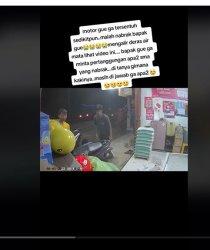 WARUNG PULSA - Warung pulsa ditabrak sepeda motor konter pulsa hancur