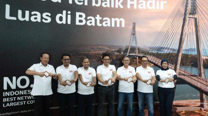 EKSPANSI MASIF - Merayakan 30 tahun usianya, Telkomsel melanjutkan ekspansi masif jaringan Hyper 5G dengan total 112 BTS 5G di Kota Batam.