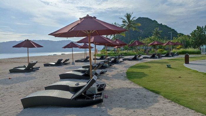 Salah satu pemandangan di Hotel Pullman Mandalika yang bisa dijadikan tempat ngabuburit bareng keluarga.