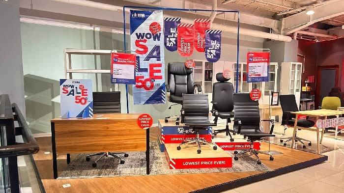 Informa hadirkan promo terbesar hingga 50 persen untuk semua sofa dan lemari baju.