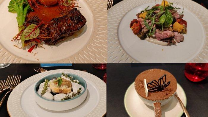 Kolase set menu dinner beef yang dihadirkan Pullman Lombok Mandalika di Sgara Restaurant mulai tanggal 18 Oktober 2024.