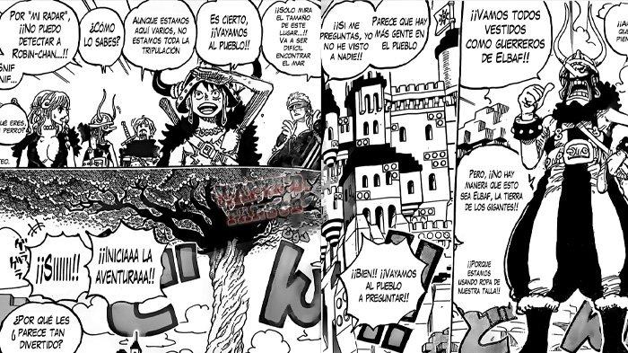 Kru Topi Jerami manga One Piece Chapter 1128