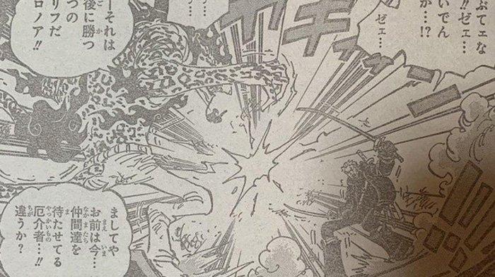 Lucci vs Zoro Manga One Piece Chapter 1107
